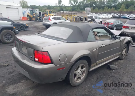 2002 Ford Mustang из США, поврежденный, VIN 1FAFP44402F166633